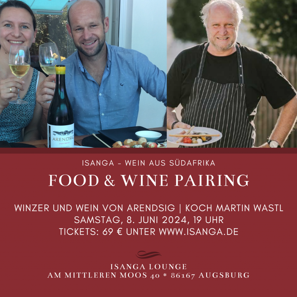 Food and Wine Pairing mit Arendsig und Martin Wastl